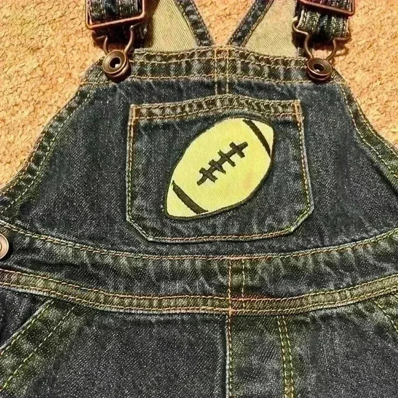 Est. 1989 Place Toddler Boy Denim Jean Overalls 12-18M - Picture 2 of 4